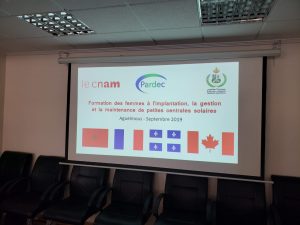 partenariat entre le Cnam Maroc, Pardec et le Ministère des Relations Internationales de la Francophonie québécois